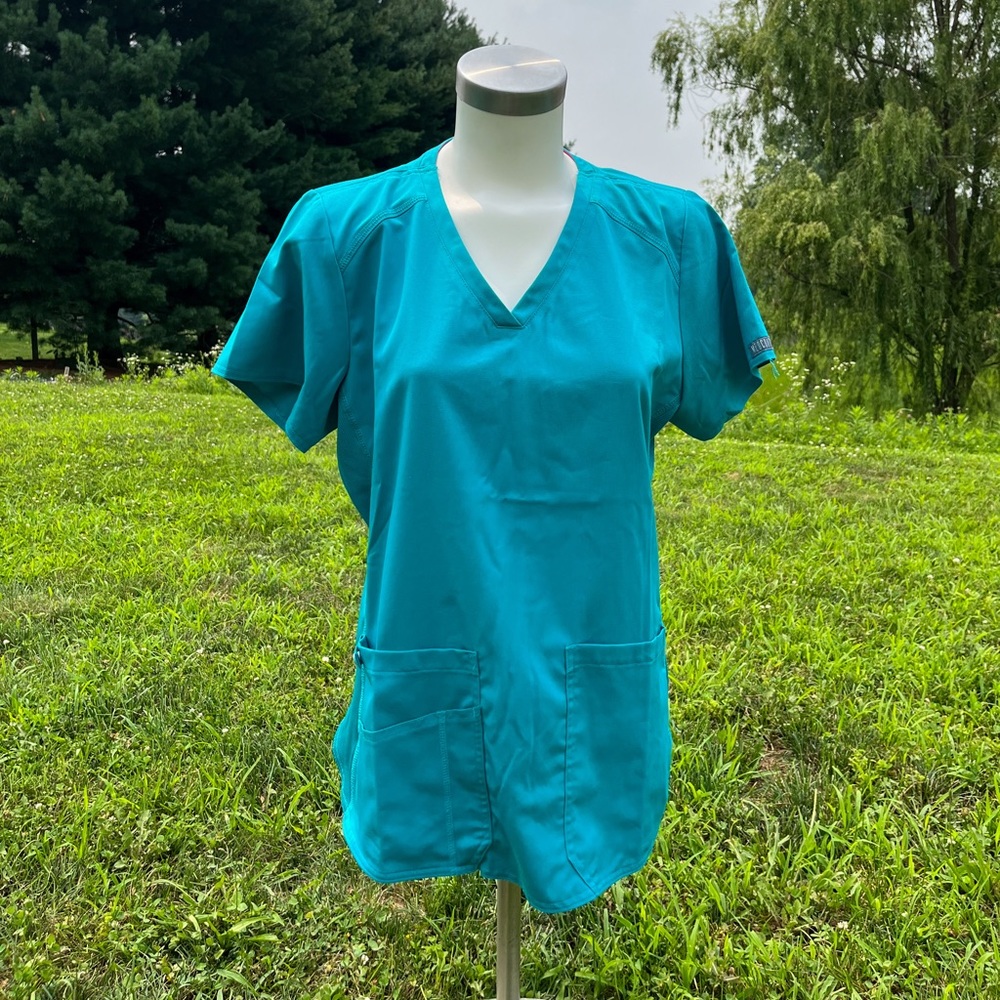 MedCouture Teal Scrub Top